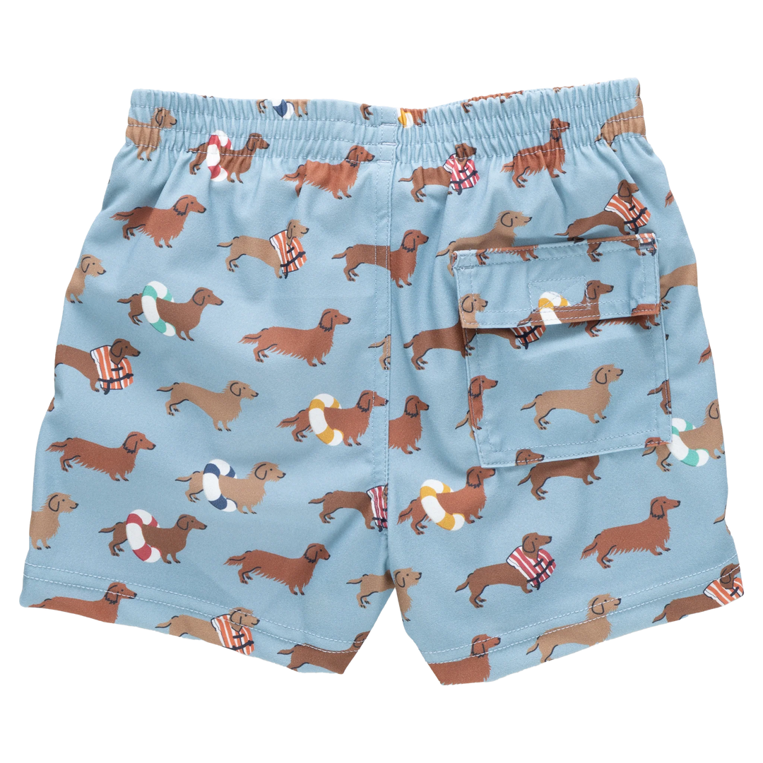 Baby Boys Swim Trunk - Swim Dachshunds
