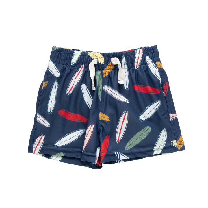 Baby Boys Swim Trunk - Navy Surfboard
