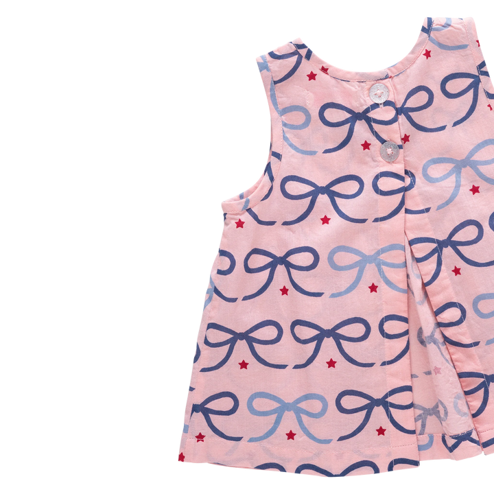 Baby Girls Jaipur 2-PC Set - Pink Bows