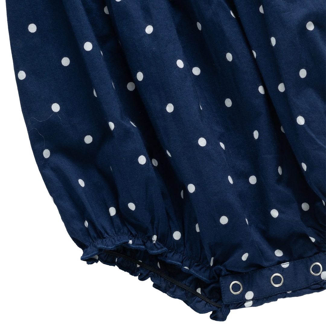 Baby Girls Jaipur Bubble - Navy Dot
