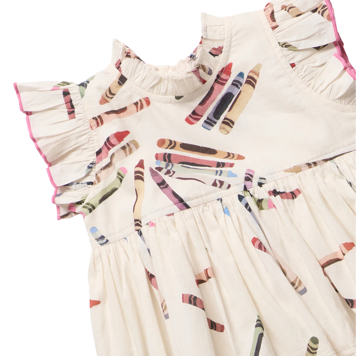 Girls Jennifer Dress - Tossed Crayons