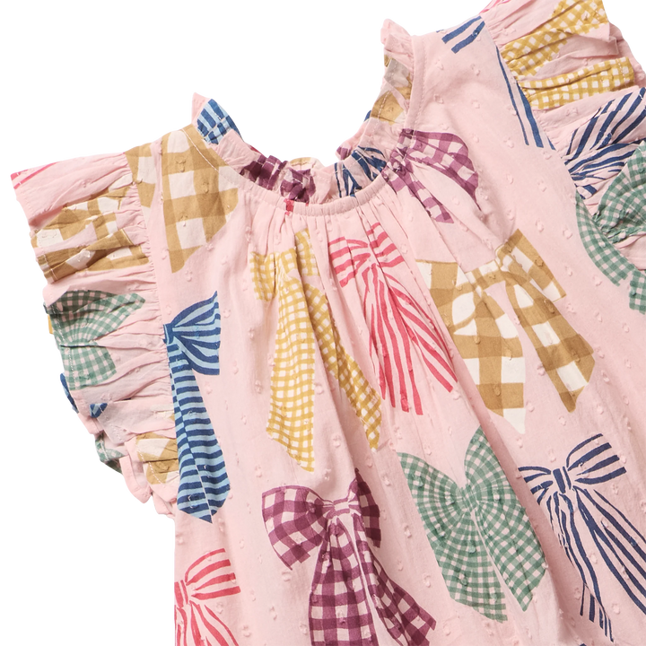 Baby Girls Harper Dress Set - Patterned Bows