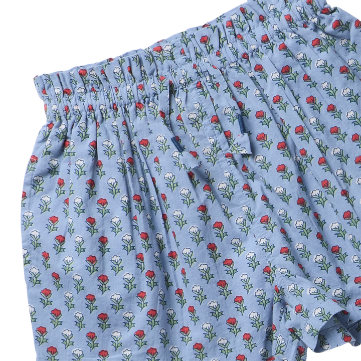 Girls Theodore Short - Light Blue Carnation