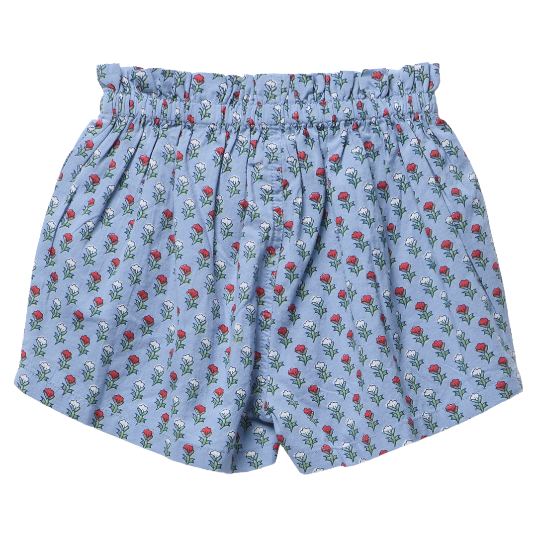 Girls Theodore Short - Light Blue Carnation