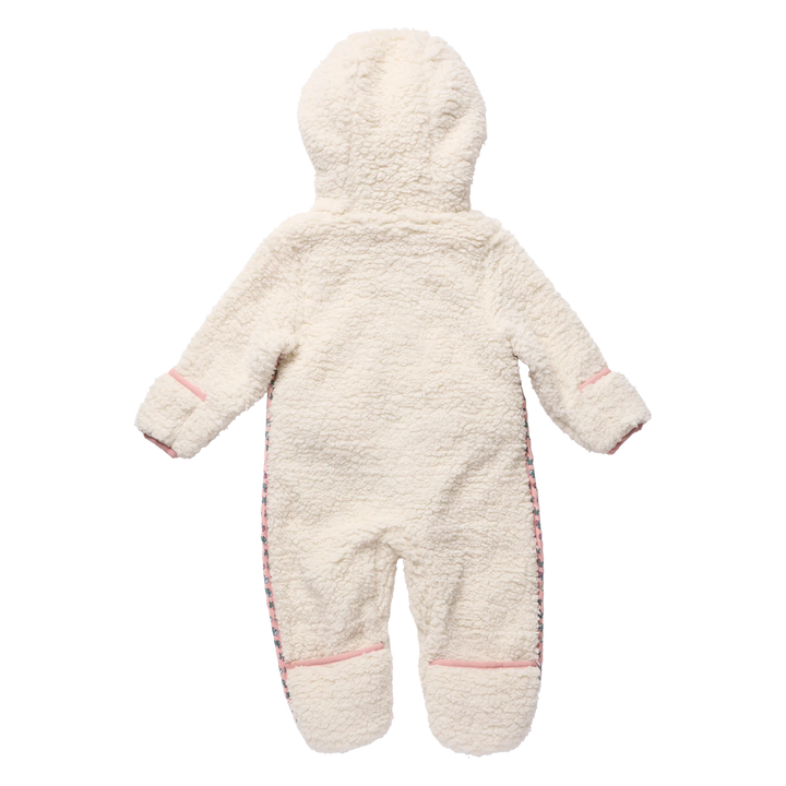 Baby Girls Pramsuit - Cream