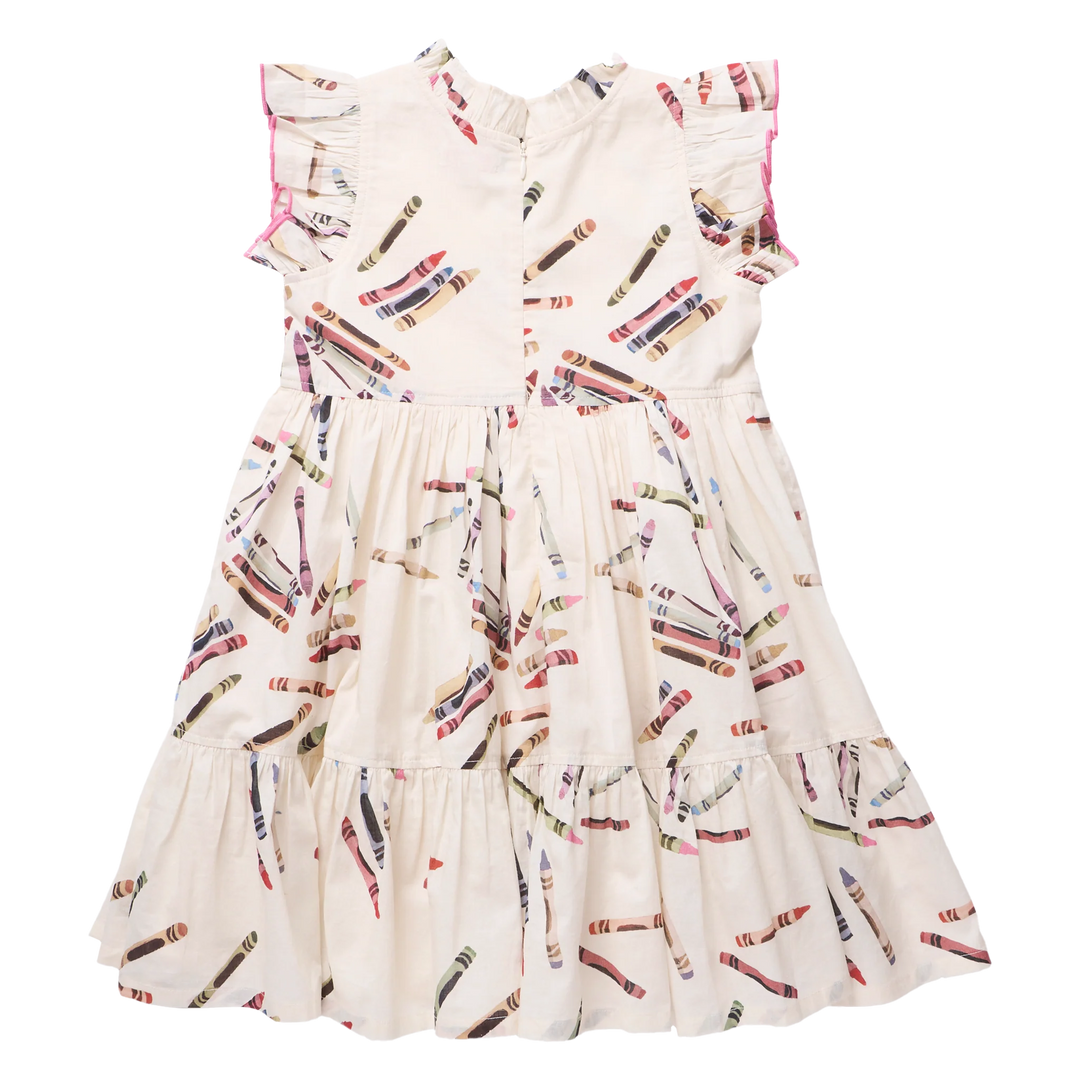 Girls Jennifer Dress - Tossed Crayons
