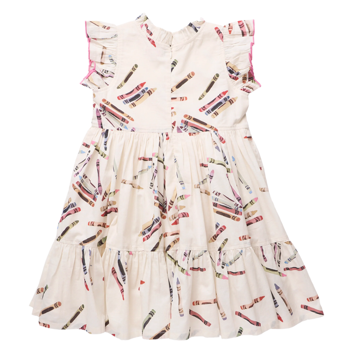 Girls Jennifer Dress - Tossed Crayons