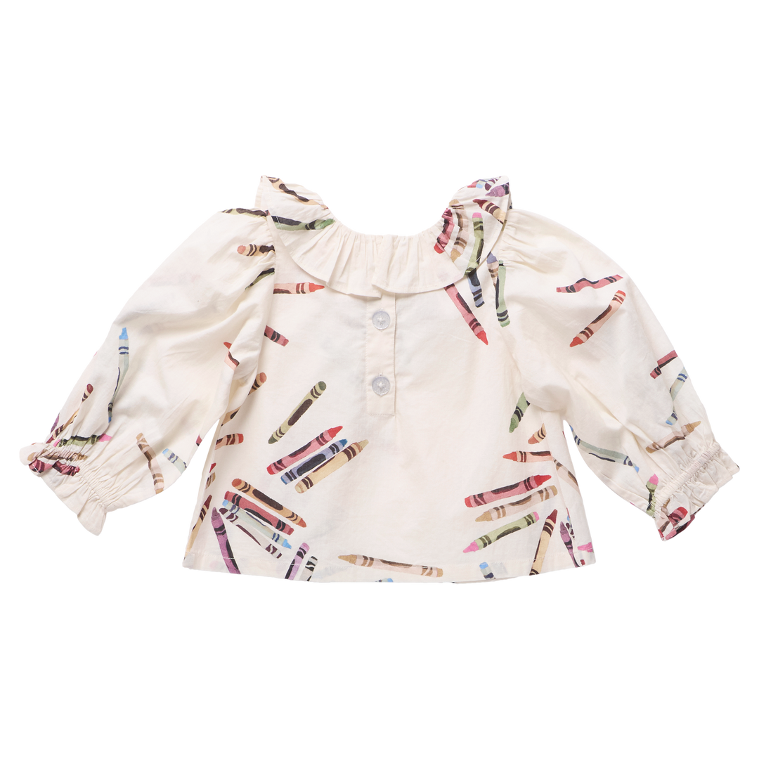 Girls Amara Top - Tossed Crayons