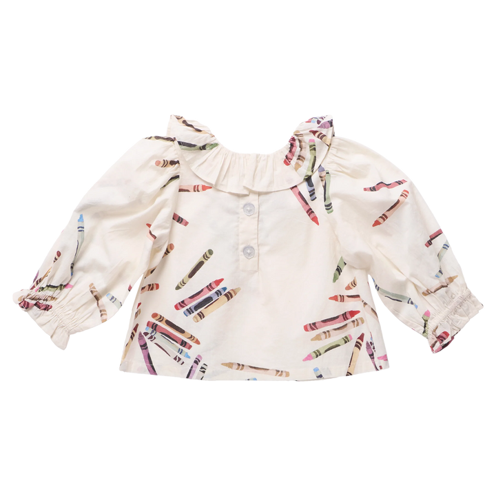 Girls Amara Top - Tossed Crayons