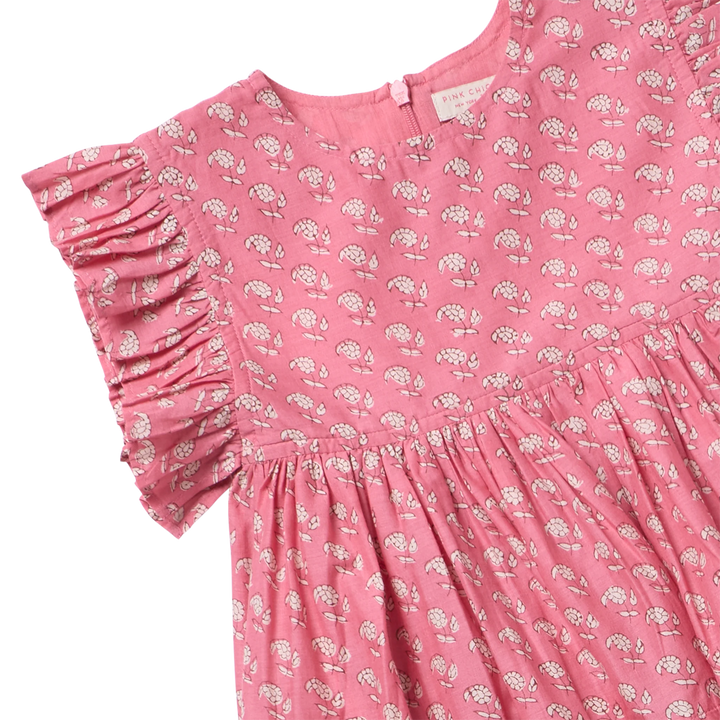 Girls Kit Dress - Small Paisley