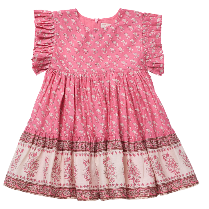 Girls Kit Dress - Small Paisley