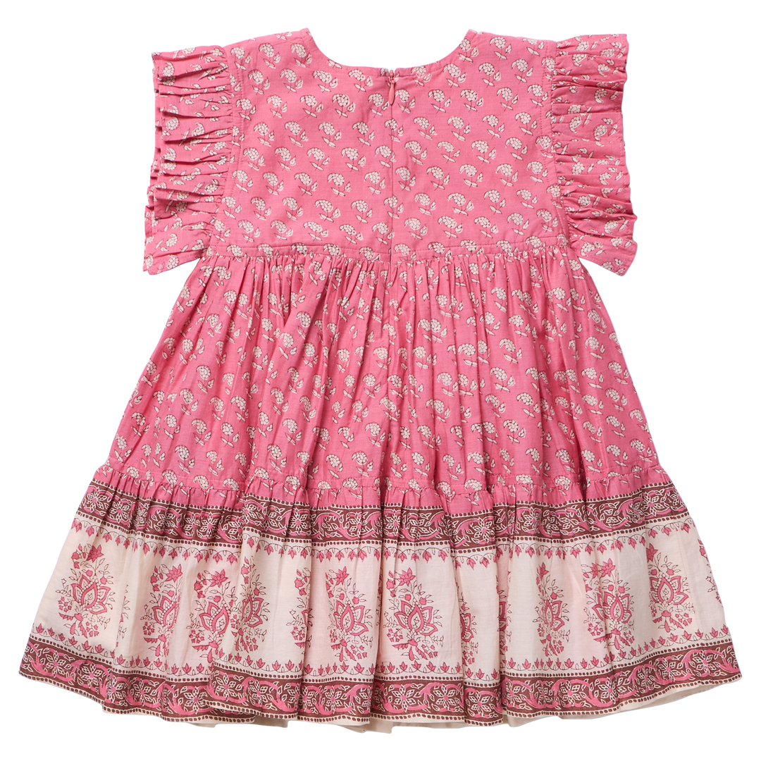 Girls Kit Dress - Small Paisley