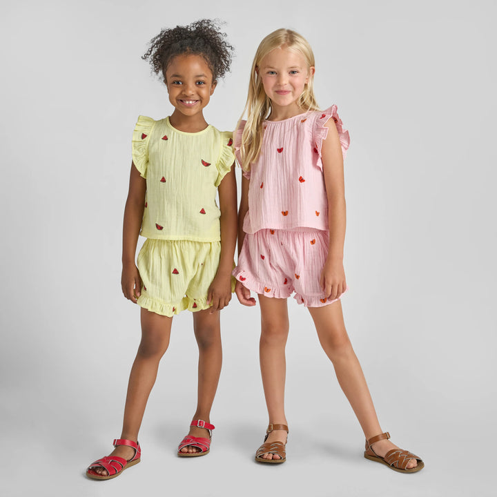 Baby Girls Roey 2-PC Set - Butterfly Embroidery