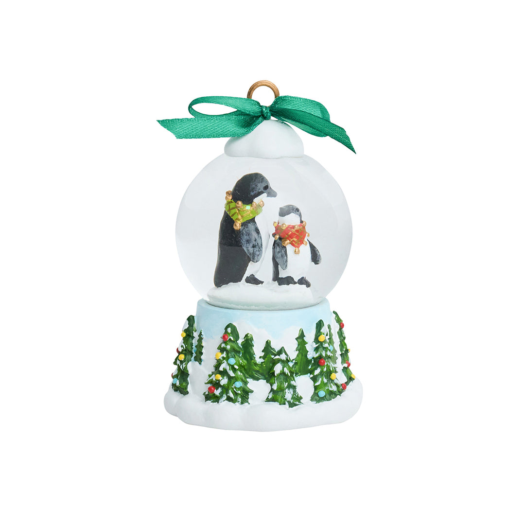 Berry &amp; Thread North Pole Penguin Snow Globe Place Card Holder