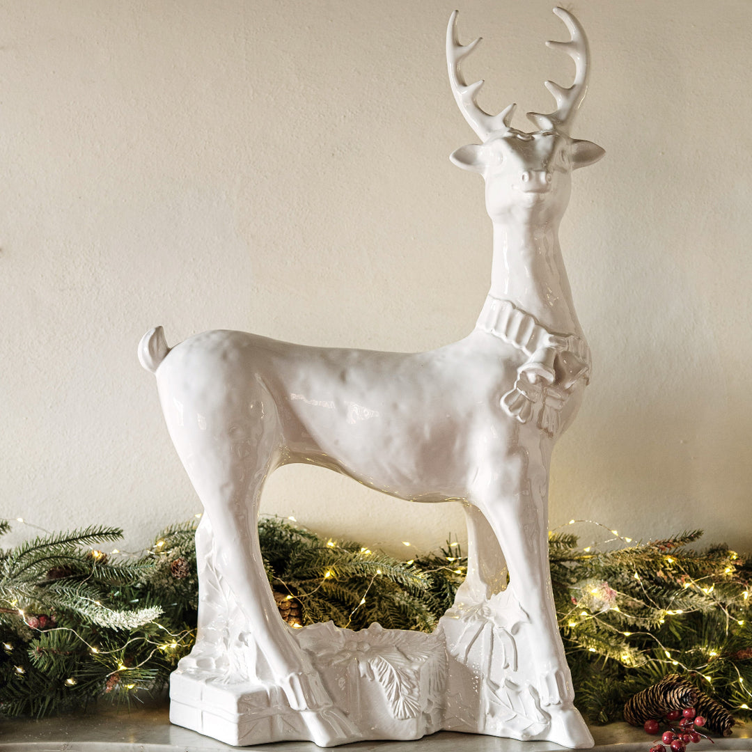 Pietra Natale Figural Deer Sculpture