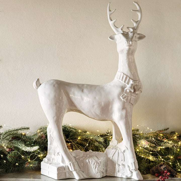 Pietra Natale Figural Deer Sculpture