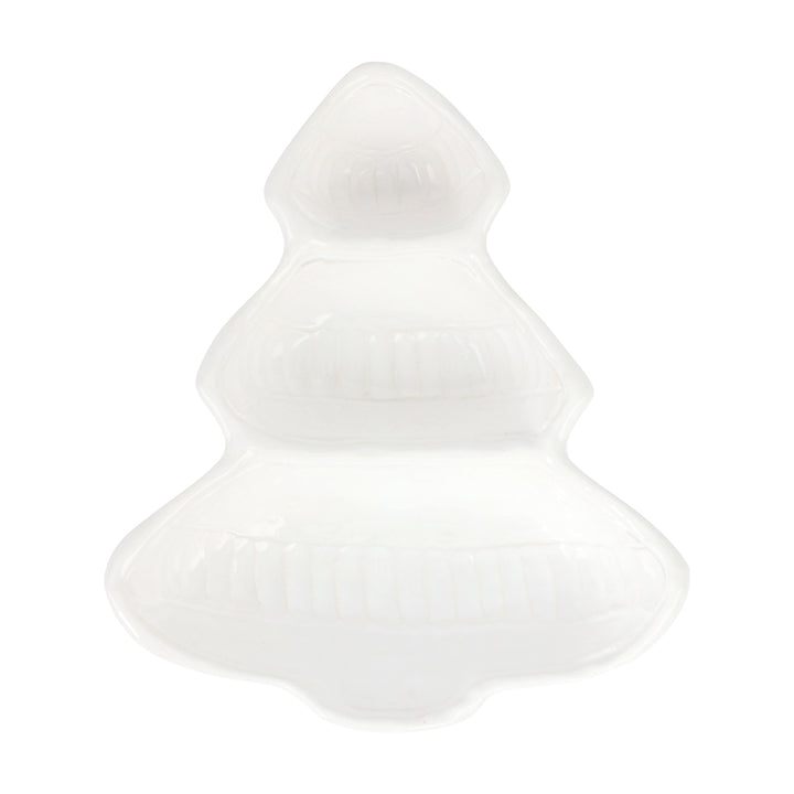 Pietra Natale Figural Tree Three-Part Server