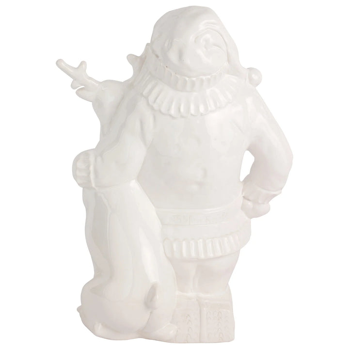 Pietra Natale Figural Santa w/ Deer