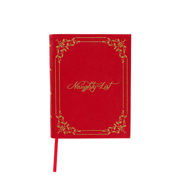 Heidi Naughty/Nice Embossed Journal - Ruby