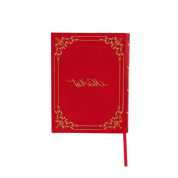 Heidi Naughty/Nice Embossed Journal - Ruby