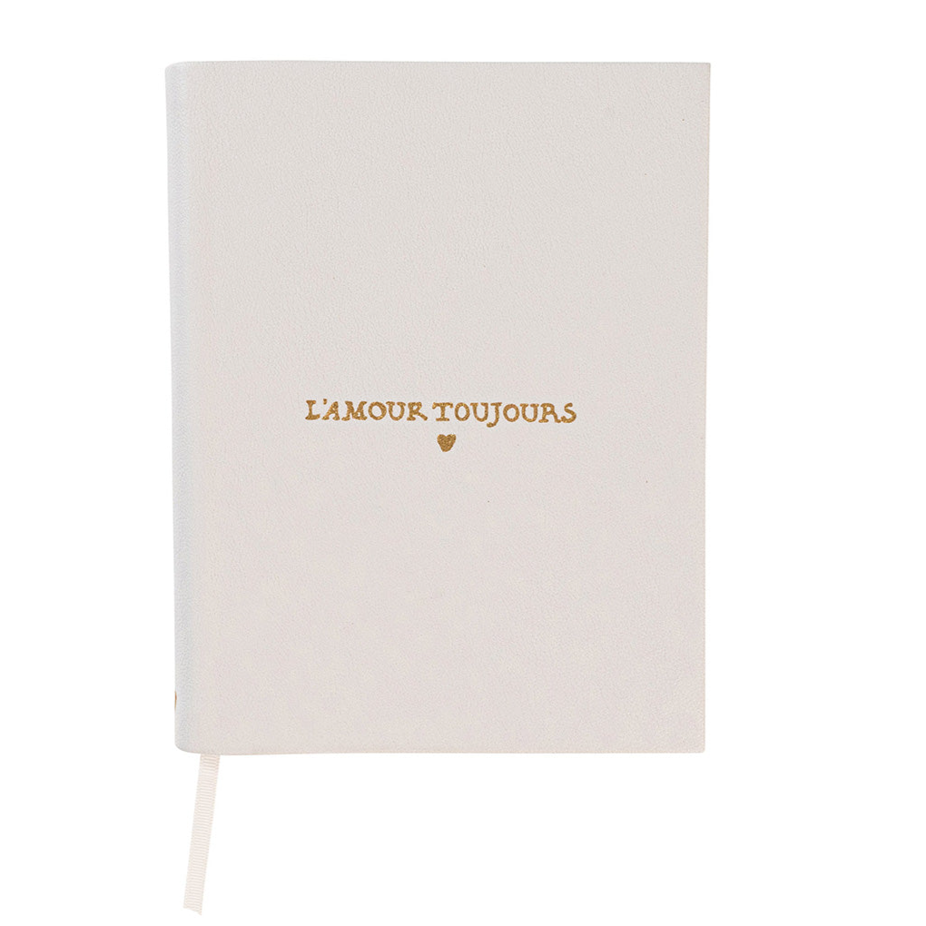 L'Amour Toujours Embossed Journal - Gold