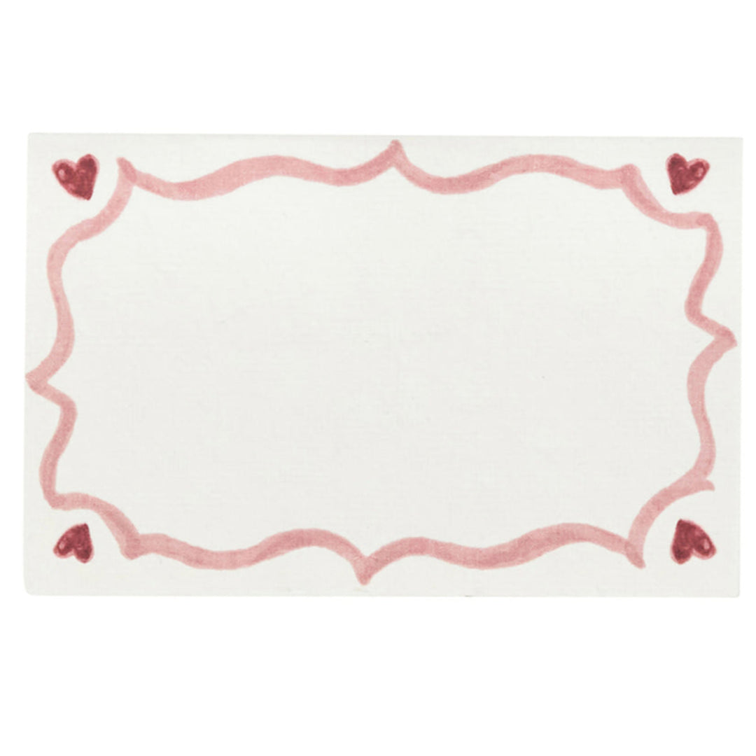 Love You More Place Card Set/12 - Pink