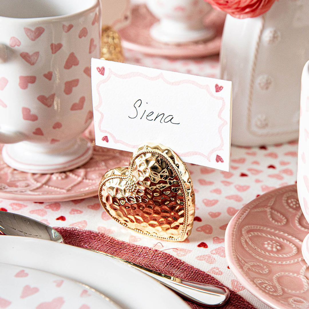 Love You More Place Card Set/12 - Pink