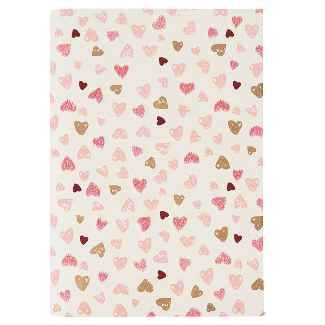 Love You More 7"x10" Paper Journal - Pink