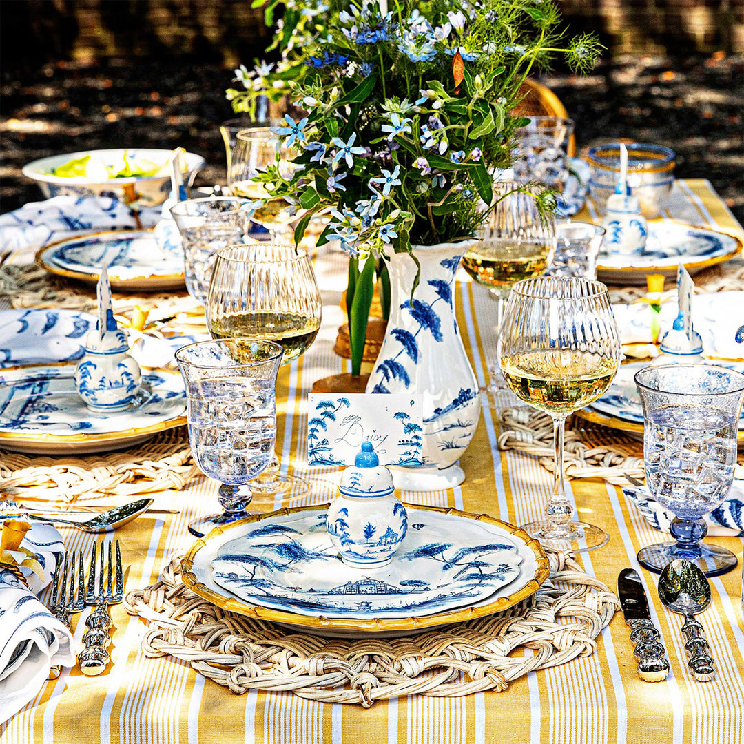 Country Estate Place Card Set/12 - Delft Blue