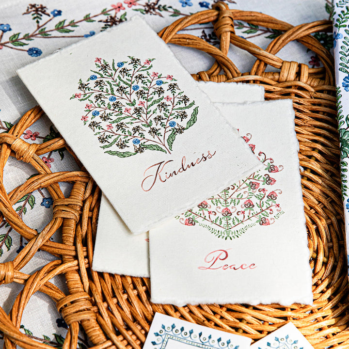 Villa Seville Note Card Assorted Set/6 - Chambray