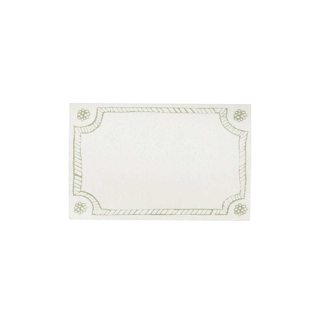 Berry & Thread Place Card Set/12 - Basil