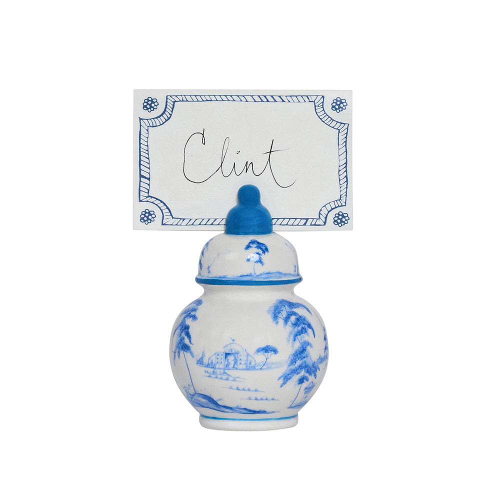 Berry & Thread Place Card Set/12 - Chambray