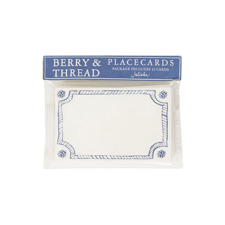 Berry & Thread Place Card Set/12 - Chambray