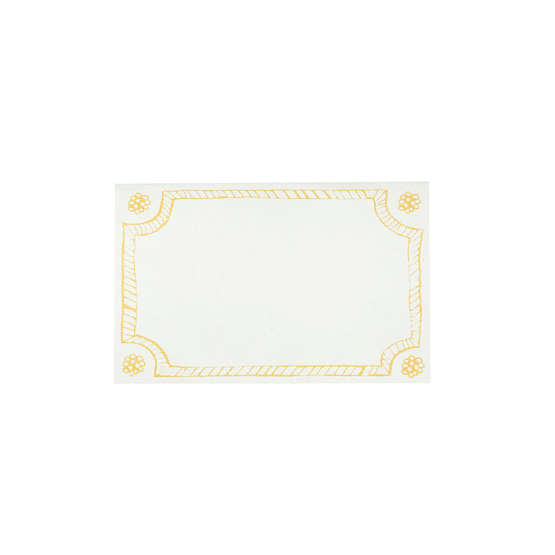 Berry & Thread Place Card Set/12 - Daffodil
