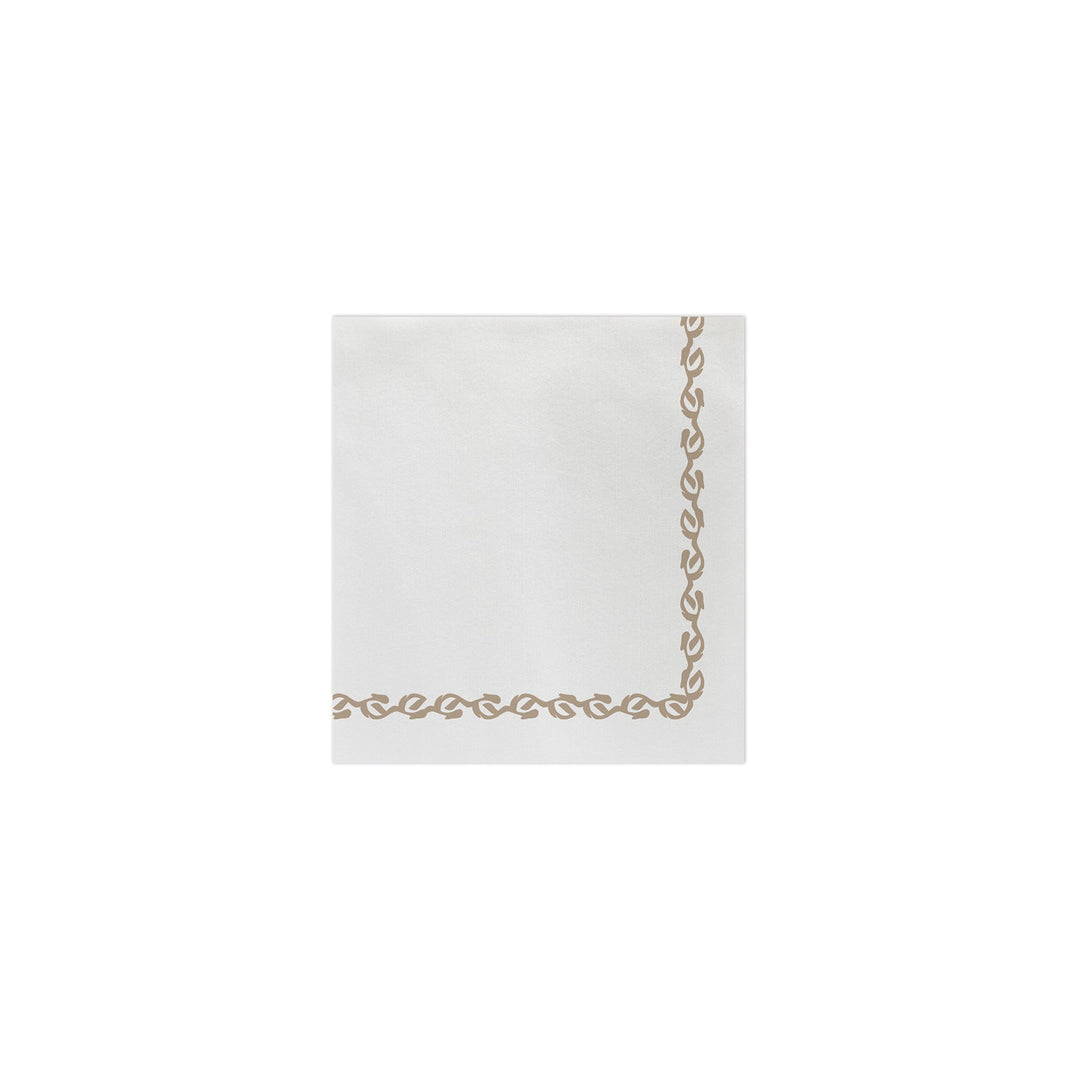 Papersoft Napkins Florentine Linen Cocktail Napkins - Pack of 20