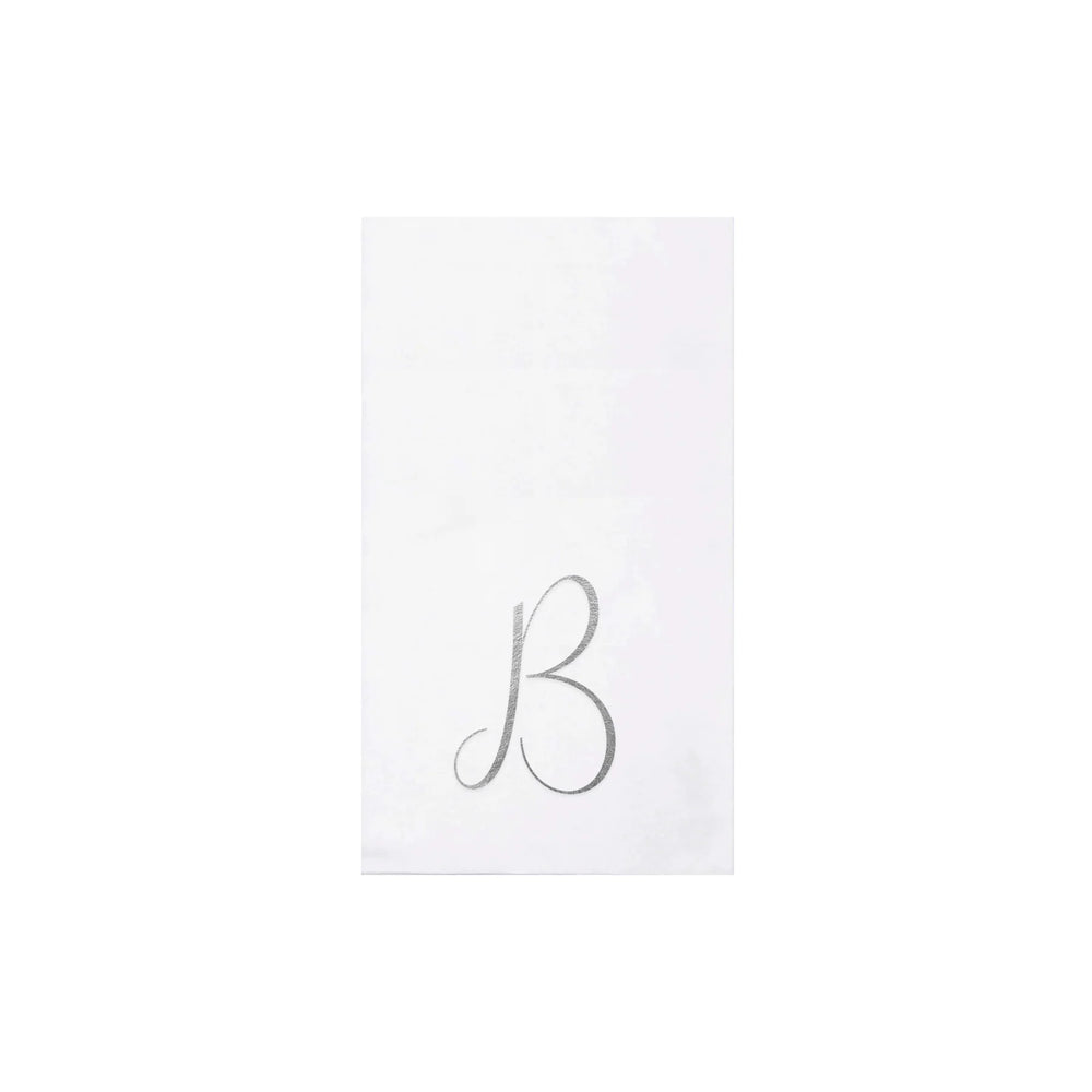 Papersoft Napkins Monogram Guest Towels - B