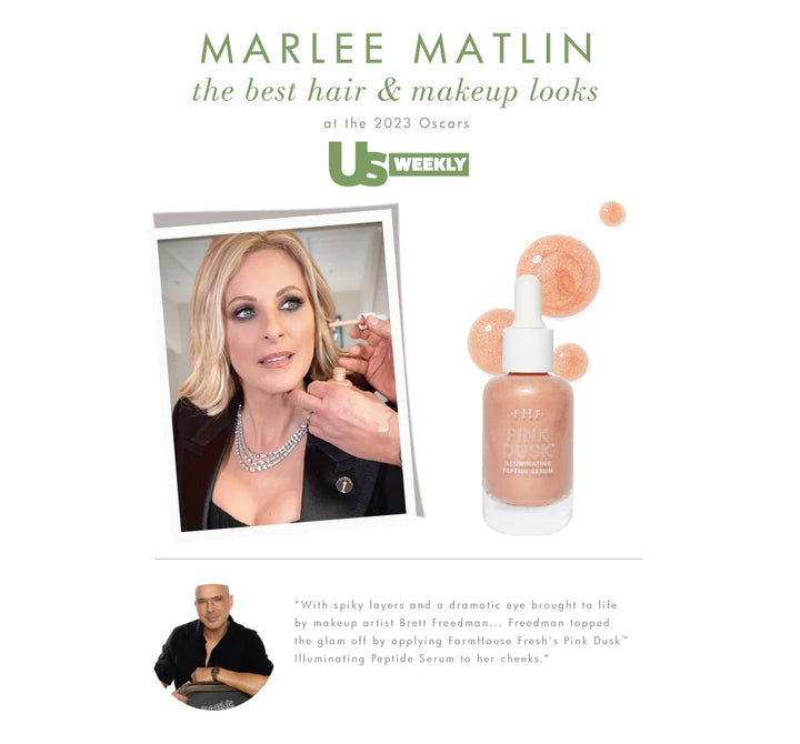 Pink Dusk: Illuminating Peptide Serum