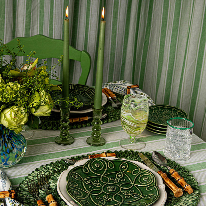 Provence 5" Candlestick Set/2 - Basil