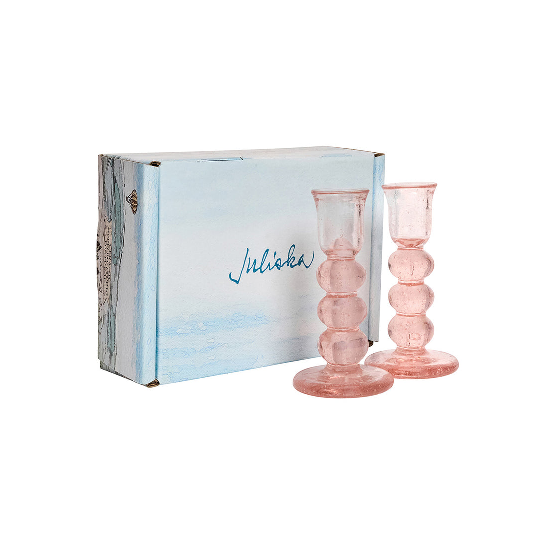 Provence 5" Candlestick Set/2 - Blush