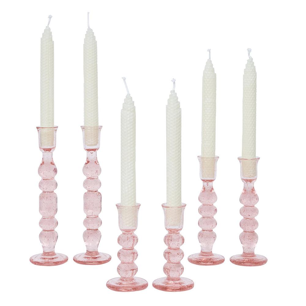Provence 9" Candlestick Set/2 - Blush