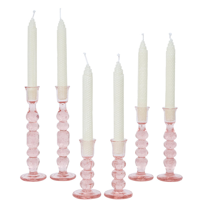 Provence 9" Candlestick Set/2 - Blush