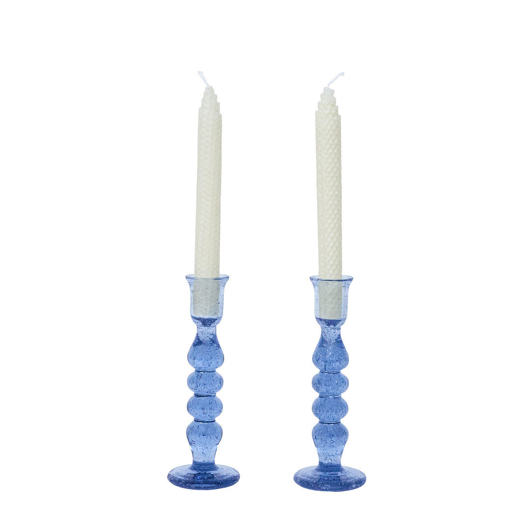 Provence 7" Candlestick Set/2 - Chambray