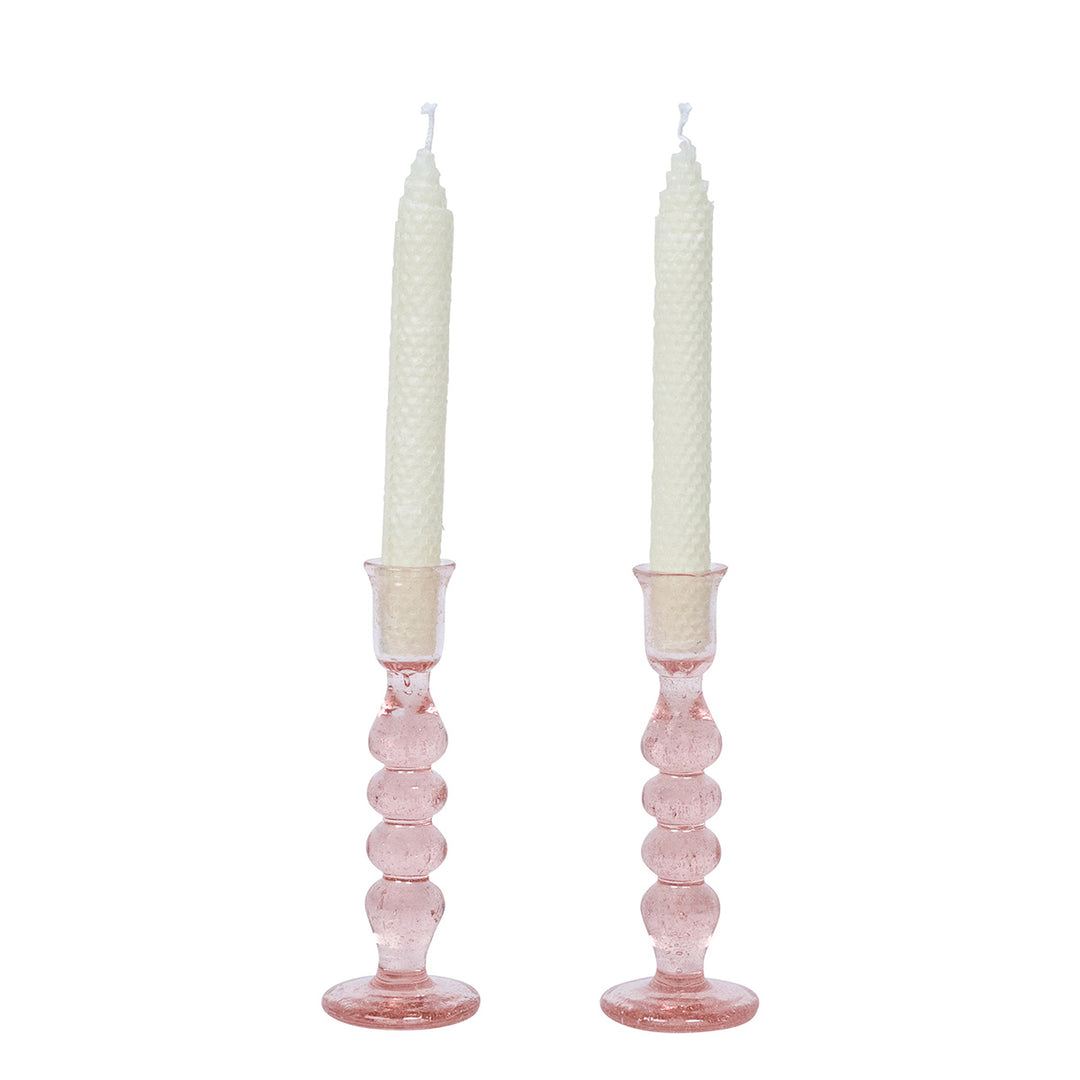 Provence 7" Candlestick Set/2 - Blush