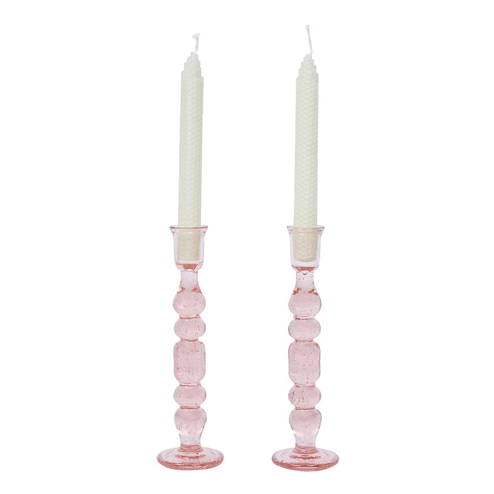 Provence 9" Candlestick Set/2 - Blush