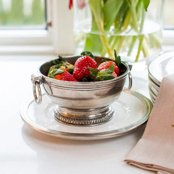 Peltro Small Bowl w/ Ring Handles