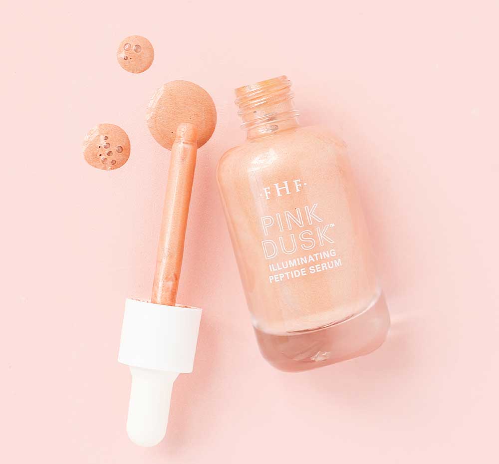 Pink Dusk: Illuminating Peptide Serum