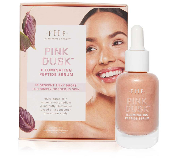 Pink Dusk: Illuminating Peptide Serum