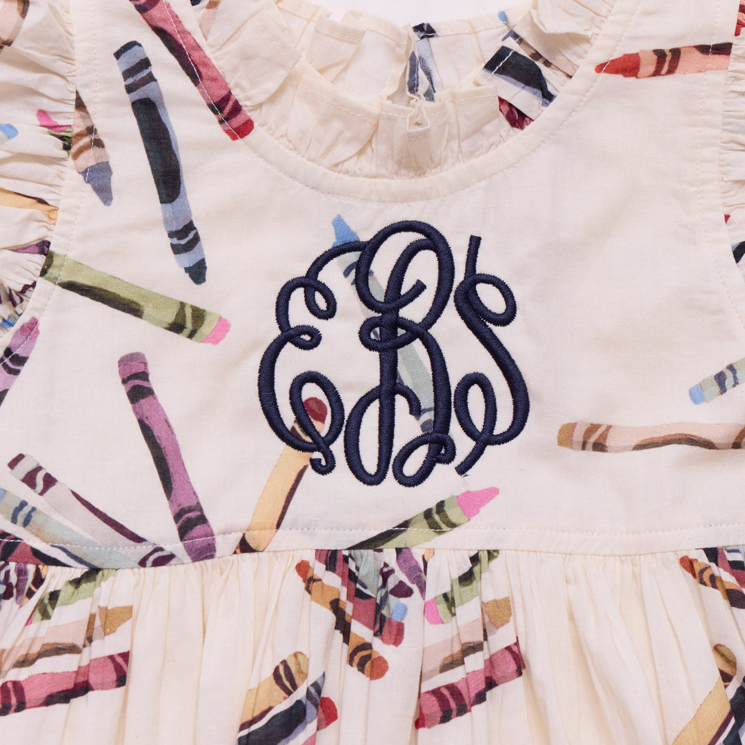 Girls Jennifer Dress - Tossed Crayons