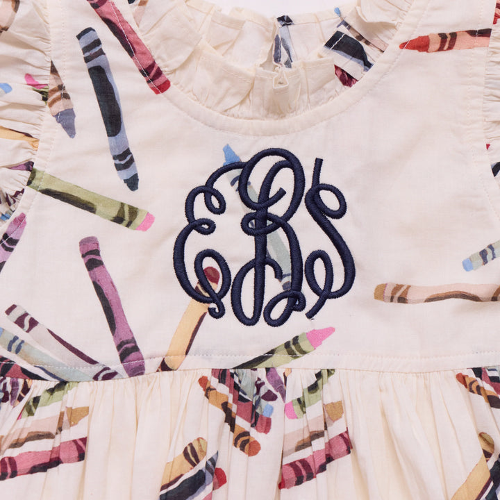 Girls Jennifer Dress - Tossed Crayons