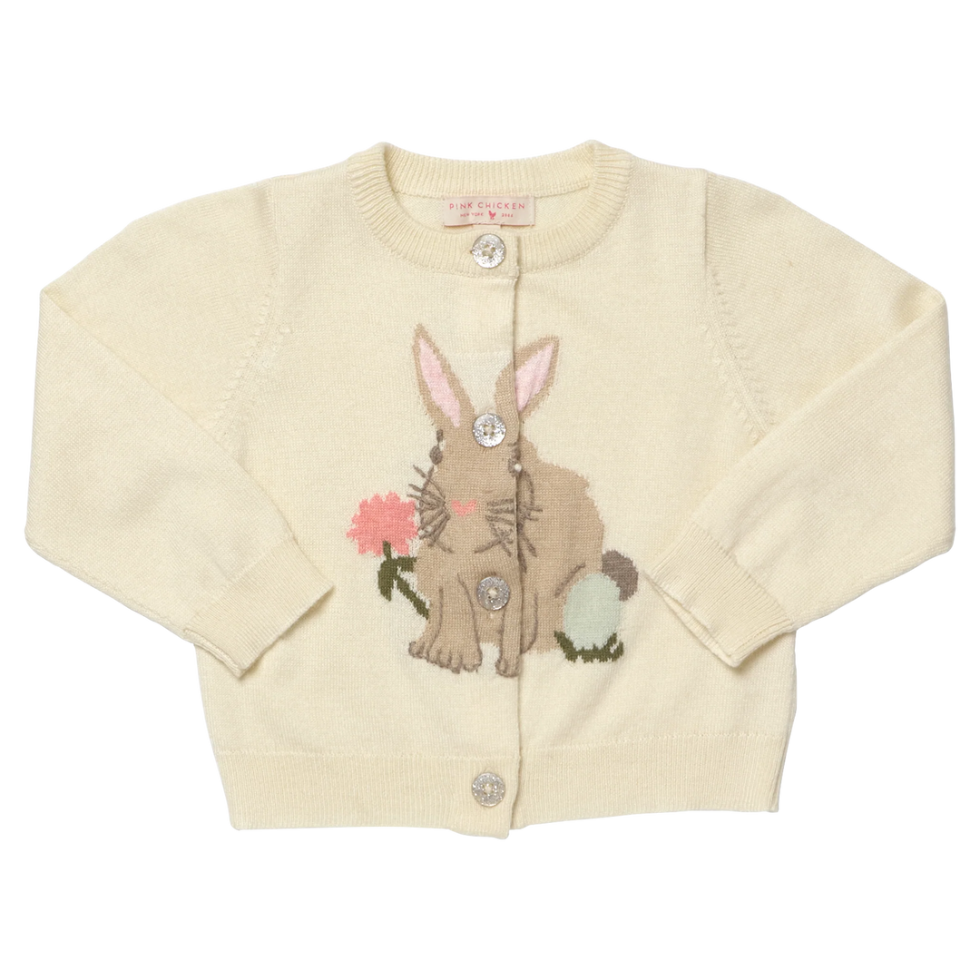 Baby Girls Maude Sweater - Bunny